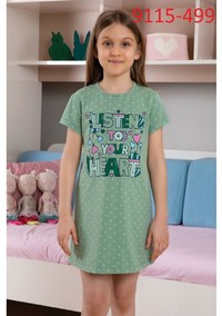 Ночная сорочка для девочки, (арт. 9115-499)