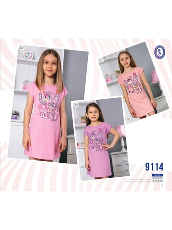 Ночная сорочка для девочки (арт. 9114-202) Baykar - фото 3