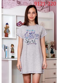 Ночная сорочка для девочки, (арт. 9121)