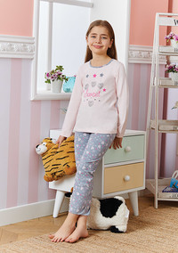 Пижама для девочки, (арт. 9255)